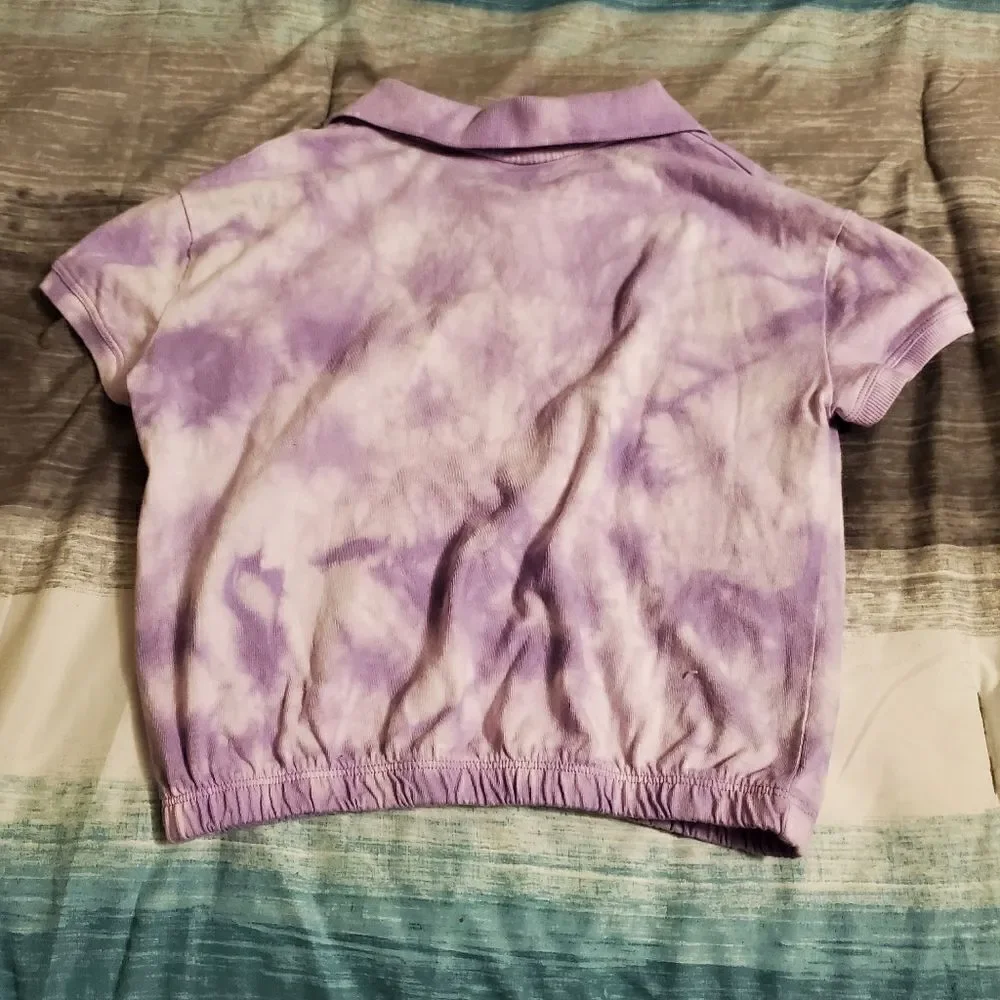 Brand new Justice crop polo
